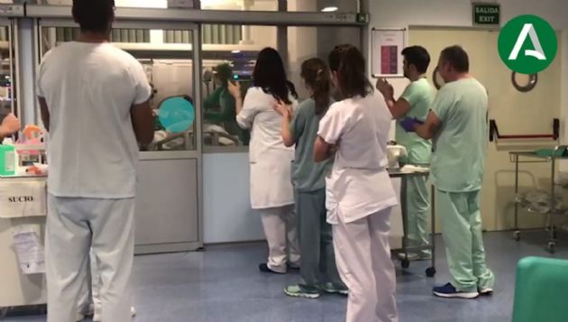 Primer paciente extubado Hospital Costa del Sol Primer paciente extubado Hospital Costa del Sol