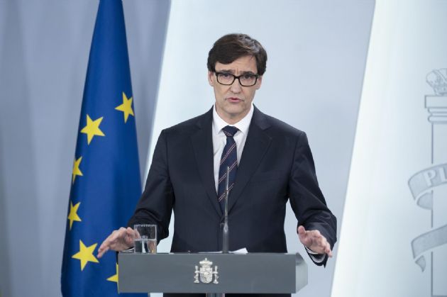 El ministro de Sanidad, Salvador Illa, durante una rueda de prensa en relación al coronavirus, en Moncloa El ministro de Sanidad, Salvador Illa, durante una rueda de prensa en relación al coronavirus, en Moncloa
