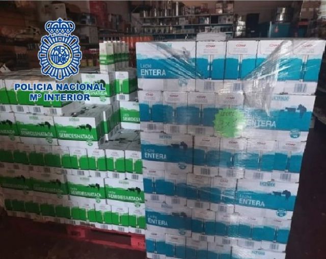 Pallets de leche donada a Cruz Roja hurtados para su venta Pallets de leche donada a Cruz Roja hurtados para su venta