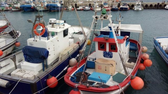 Barcos pesqueros de Huelva amarrados a puerto Barcos pesqueros de Huelva amarrados a puerto