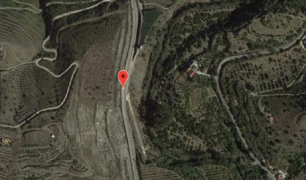 Punto de la carretera A-356 donde ha tenido lugar el accidente Punto de la carretera A-356 donde ha tenido lugar el accidente