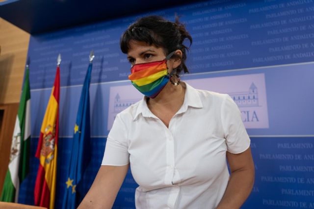 La presidenta del grupo parlamentario Adelante Andalucía, Teresa Rodríguez La presidenta del grupo parlamentario Adelante Andalucía, Teresa Rodríguez
