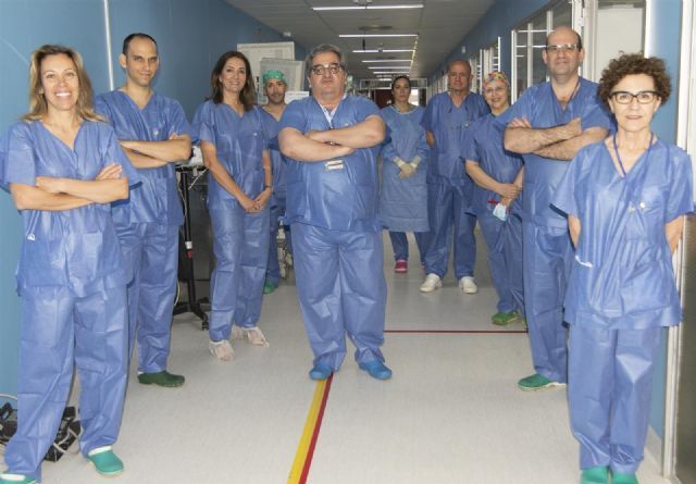 Equipo cirugía robótica colon y recto del Hospital Reina Sofía