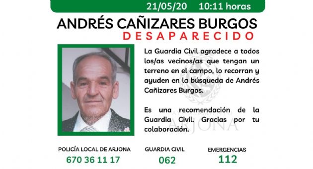Cartel del Ayuntamiento de Arjona pidiendo colaboración ciudadana Cartel del Ayuntamiento de Arjona pidiendo colaboración ciudadana