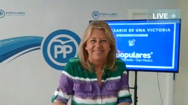 La presidenta del PP Marbella-San Pedro, Ángeles Muñoz La presidenta del PP Marbella-San Pedro, Ángeles Muñoz