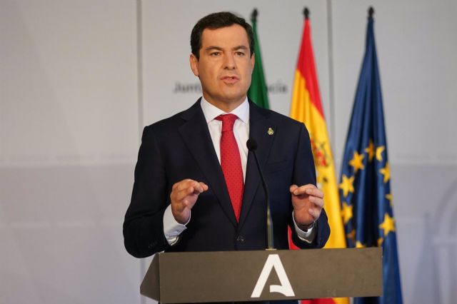 El presidente de la Junta de Andalucía, Juanma Moreno El presidente de la Junta de Andalucía, Juanma Moreno