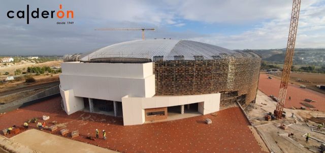 Exterior del Olivo Arena en obras Exterior del Olivo Arena en obras