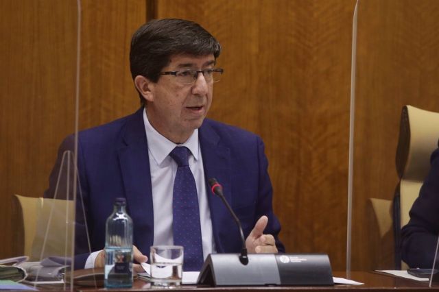 El vicepresidente de la Junta de Andalucía y consejero de Turismo, Regeneración, Justicia y Administración Local, Juan Marín, comparece en comisión parlamentaria El vicepresidente de la Junta de Andalucía y consejero de Turismo, Regeneración, Justicia y Administración Local, Juan Marín, comparece en comisión parlamentaria