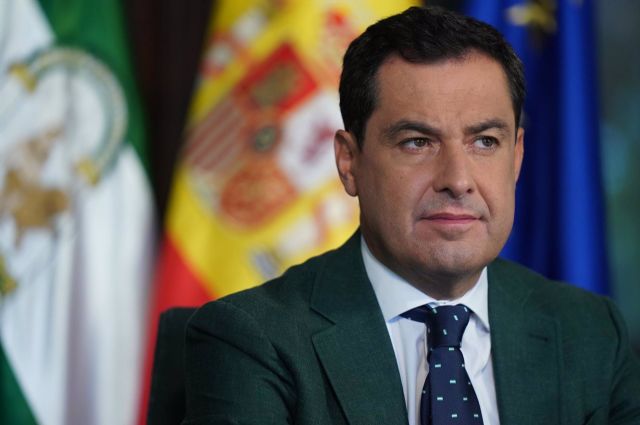 El presidente de la Junta de Andalucía, Juanma Moreno El presidente de la Junta de Andalucía, Juanma Moreno