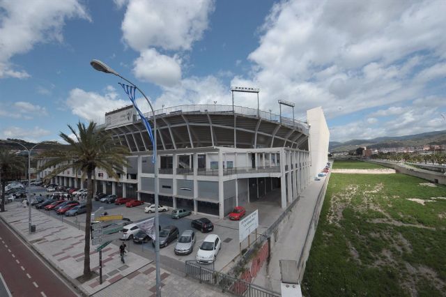 Estadio de La Rosaleda en Málaga Estadio de La Rosaleda en Málaga
