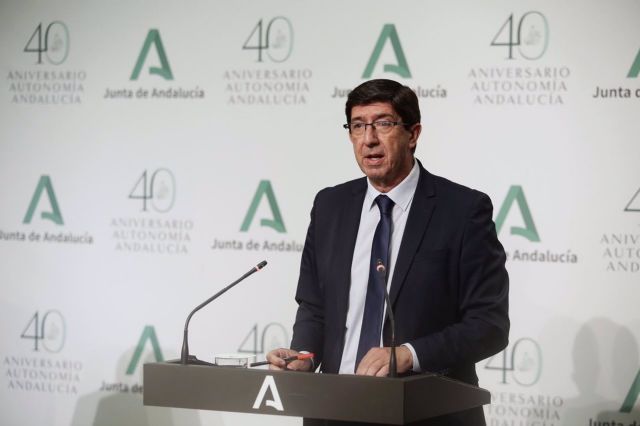 El vicepresidente de la Junta de Andalucía, Juan Marín El vicepresidente de la Junta de Andalucía, Juan Marín