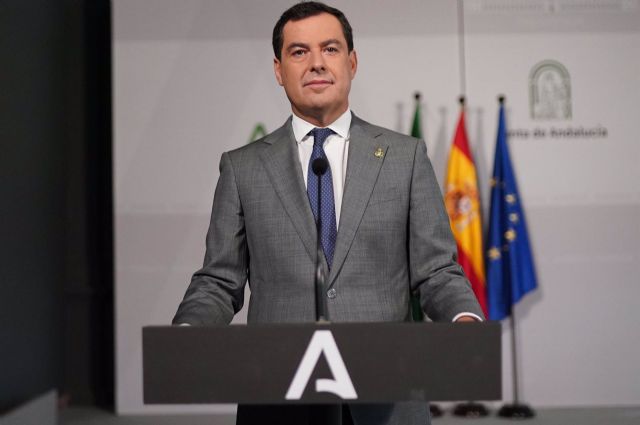 El presidente de la Junta de Andalucía, Juanma Moreno El presidente de la Junta de Andalucía, Juanma Moreno