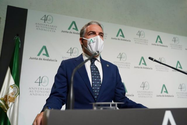 El consejero de la Presidencia, Administración Pública e Interior y portavoz del Gobierno, Elías Bendodo El consejero de la Presidencia, Administración Pública e Interior y portavoz del Gobierno, Elías Bendodo