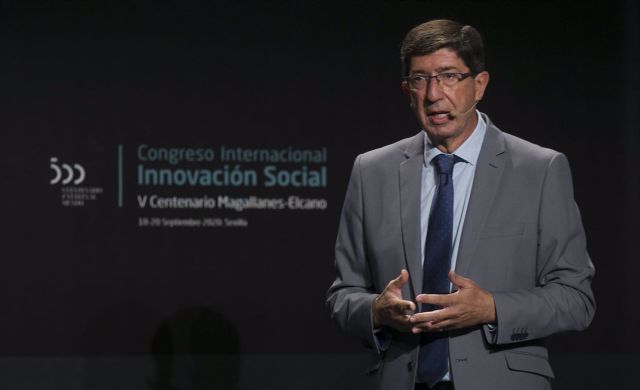 El vicepresidente de la Junta de Andalucía y consejero de Turismo, Regeneración, Justicia y Administración Local, Juan Marín El vicepresidente de la Junta de Andalucía y consejero de Turismo, Regeneración, Justicia y Administración Local, Juan Marín