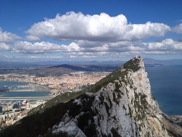 Vista del peñón de Gibraltar Vista del peñón de Gibraltar