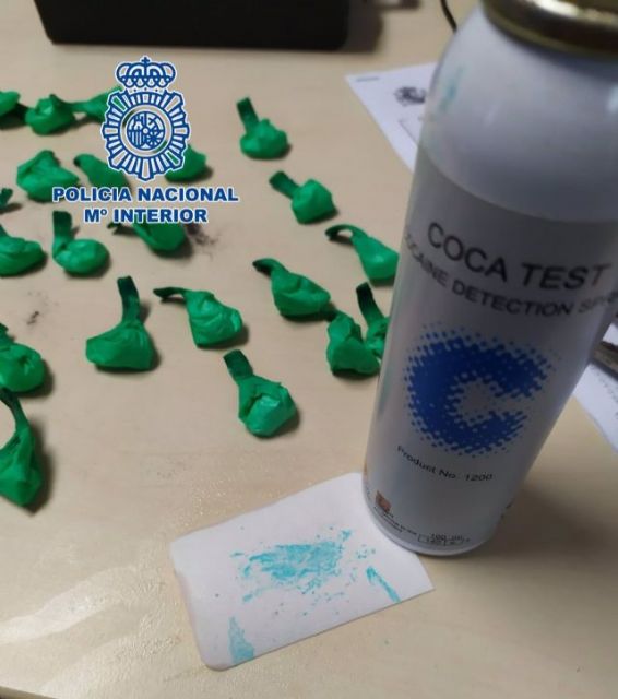 Cocaína interceptada Cocaína interceptada