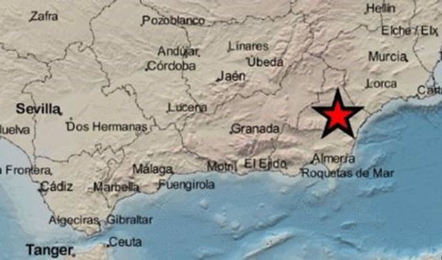 Registrado un terremoto de magnitud 3,4 al noroeste de Arboleas Registrado un terremoto de magnitud 3,4 al noroeste de Arboleas