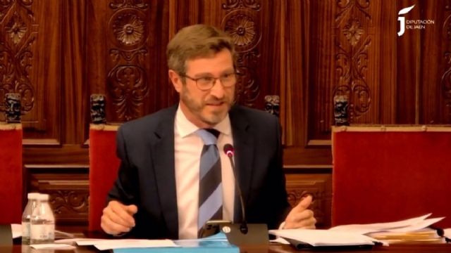 El portavoz del PP en la Diputación de Jaén, Miguel Contreras