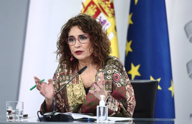 La ministra de Hacienda y portavoz del Gobierno, María Jesús Montero, durante la rueda de prensa posterior al Consejo de Ministros, en Madrid (España), a 2 de marzo de 2021 La ministra de Hacienda y portavoz del Gobierno, María Jesús Montero, durante la rueda de prensa posterior al Consejo de Ministros, en Madrid (España), a 2 de marzo de 2021