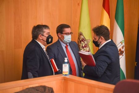 García Giralte, Entrena y García Leiva, en el Pleno de la Diputación de Presupuestos de 2022