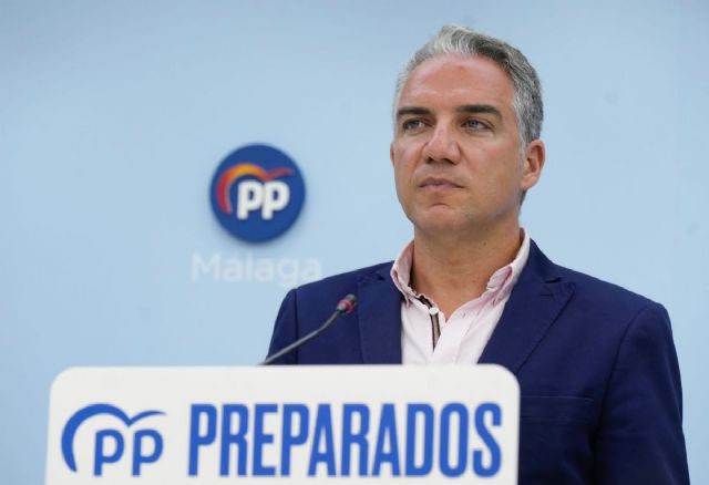 El coordinador general Partido Popular, presidente provincial de Málaga y diputado autonómico, Elías Bendodo