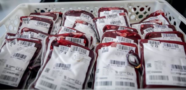 Bolsas de sangre en el laboratorio de un centro de transfusión , foto de recurso - Ricardo Rubio - Europa Press