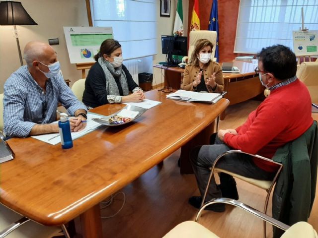 Reunión con el alcalde de Castillo de Locubín