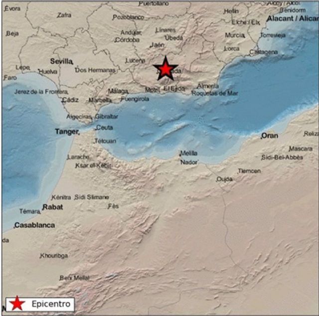 Registrado un seísmo de magnitud 3,5 con epicentro en Diezma (Granada)