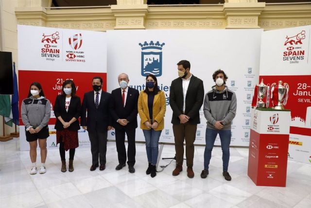 Presentación la HSBC Málaga Sevens, evento mundial de rugby 7 que se disputa por primera vez en España