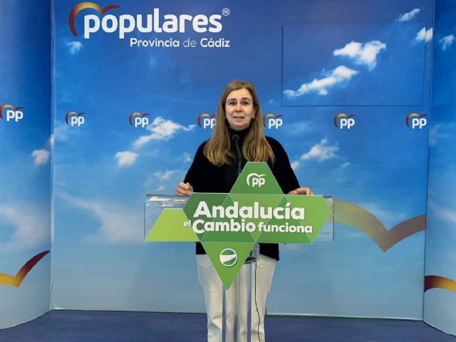 La portavoz del PP de Cádiz y senadora, Teresa Ruiz Sillero