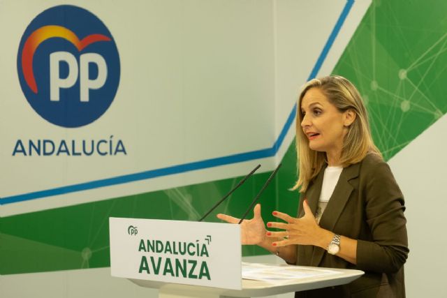 La portavoz del PP de Andalucía, Maribel Sánchez Torregrosa