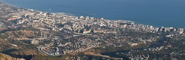 Vista aérea de Marbella