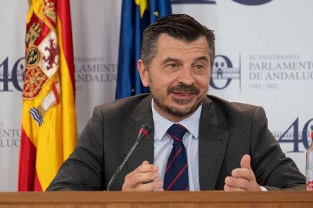 El portavoz del Grupo Popular en el Parlamento andaluz, Toni Martín
