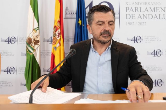 El portavoz del Grupo Popular en el Parlamento andaluz, Toni Martín