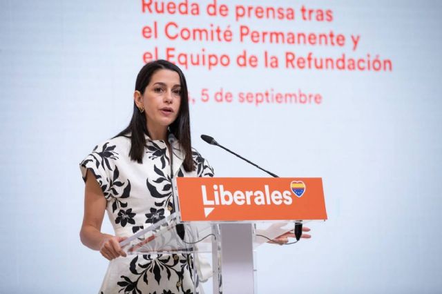 Presidenta de Cs, Inés Arrimadas