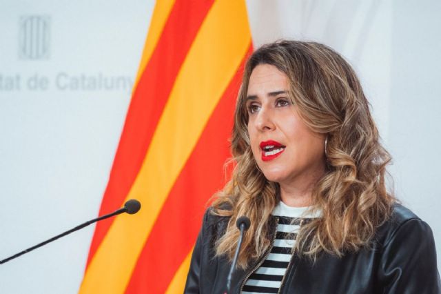 La portaveu del Govern, Patrícia Plaja, informa en roda de premsa