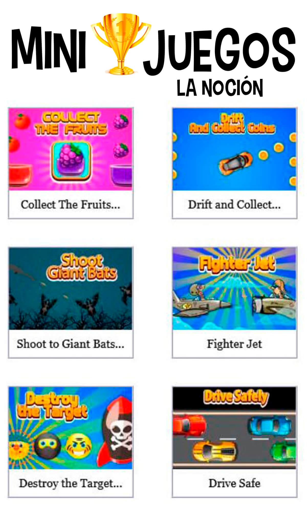 Mini juegos La Nocin